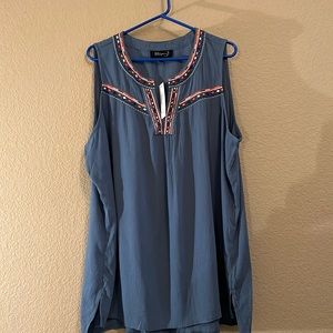Blue tunic, BoHo top. Women’s size.1X
